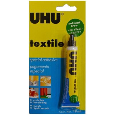UHU Textile Glue - Fast-acting, solvent-free, washable, for textiles - 21ml UHU Textile Glue - Fast-acting, solvent-free, washable, for textiles - 21ml