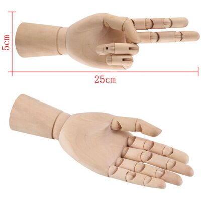 Unbranded Wooden Hand Left Body Artists Model Jointed Articulated Wood Artwork Sculpture Unbranded Wooden Hand Left Body Artists Model Jointed Articulated Wood Artwork Sculpture