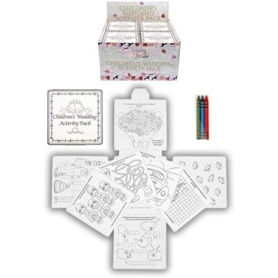Henbrandt Wedding activity pack for children, crayons, drawing and colouring book, travel Henbrandt Wedding activity pack for children, crayons, drawing and colouring book, travel
