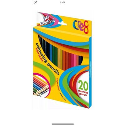 cre8 20PK COLOURED PENCILS cre8 20PK COLOURED PENCILS