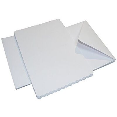 Craft UK - 838 C5 - White - Pack 25 - Card and Envelope Pack Craft UK - 838 C5 - White - Pack 25 - Card and Envelope Pack