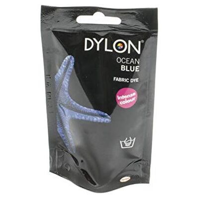 Dylon Fabric Dye, Ocean Blue, 50G Dylon Fabric Dye, Ocean Blue, 50G