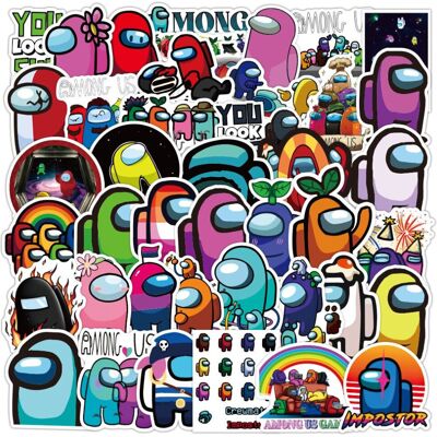 Unbranded (50pcs) 50pcs/100pcs New Among Us Sticker Bomb Pack DIY Decal Unbranded (50pcs) 50pcs/100pcs New Among Us Sticker Bomb Pack DIY Decal
