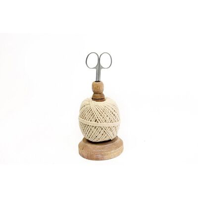 Rajanis Craft Ball of String on Stand with Scissors Rajanis Craft Ball of String on Stand with Scissors