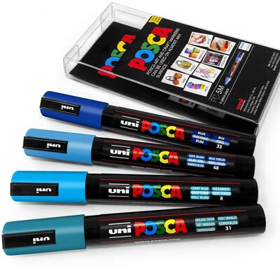 Uni-Ball - Uni POSCA PC-5M - Cool Tones - Art Markers Uni-Ball - Uni POSCA PC-5M - Cool Tones - Art Markers