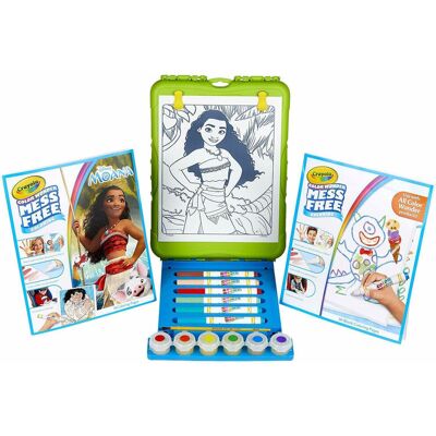 Crayola Colour Wonder Easel Kit Mess Free Markers Paint Disney Moana Crayola Colour Wonder Easel Kit Mess Free Markers Paint Disney Moana