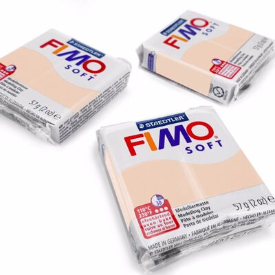 Staedtler FIMO Soft Polymer Oven Modelling Clay - 57g - Set of 3 - Flesh Staedtler FIMO Soft Polymer Oven Modelling Clay - 57g - Set of 3 - Flesh