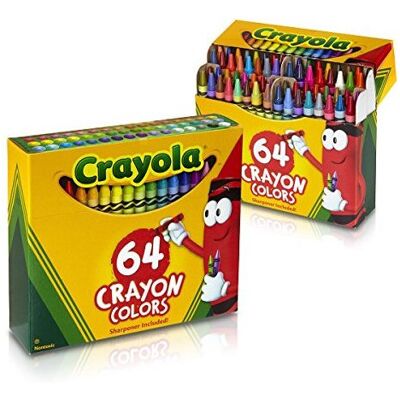 Crayola 760488360385, 64 Ct Crayons (Pack of 2) Crayola 760488360385, 64 Ct Crayons (Pack of 2)