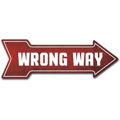 SignMission D-A-8-999541 8 x 24 in. Indoor & Outdoor Decor Direction Sticker Vin SignMission D-A-8-999541 8 x 24 in. Indoor & Outdoor Decor Direction Sticker Vin