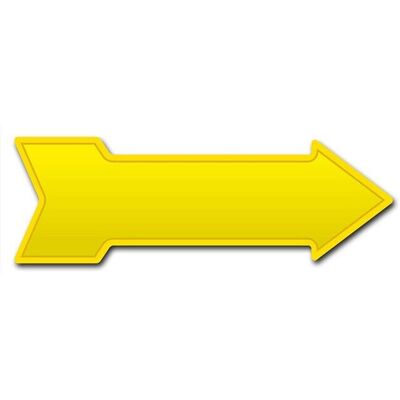 SignMission D-A-8-999538 8 x 24 in. Indoor & Outdoor Decor Direction Sticker Vin SignMission D-A-8-999538 8 x 24 in. Indoor & Outdoor Decor Direction Sticker Vin