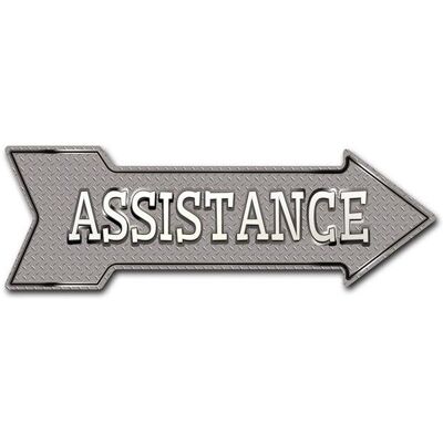 SignMission D-A-8-999963 8 x 24 in. Indoor & Outdoor Decor Direction Sticker Vin SignMission D-A-8-999963 8 x 24 in. Indoor & Outdoor Decor Direction Sticker Vin