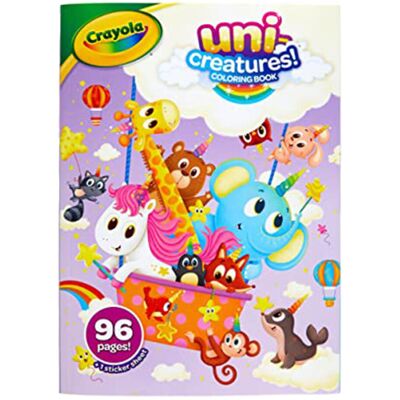 Crayola Uni Creatures Colouring Book 96 pages Crayola Uni Creatures Colouring Book 96 pages