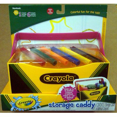 Crayola Bathtub Storage Caddy and Crayons Crayola Bathtub Storage Caddy and Crayons