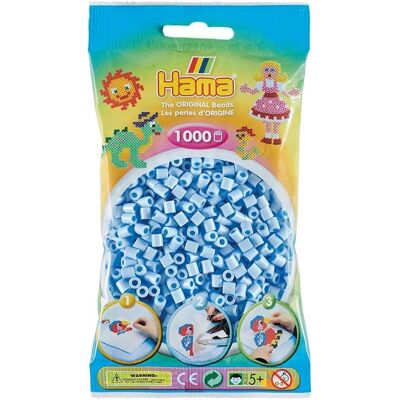Hama 1000 Beads - Pastel Ice Blue - Beads Hama 1000 Beads - Pastel Ice Blue - Beads