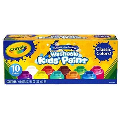 CYO541205 - Crayola Crayola Washable Kids Paint Set CYO541205 - Crayola Crayola Washable Kids Paint Set