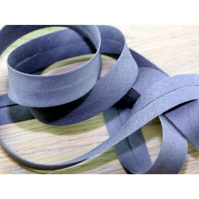 Prym 30mm Cotton Bias Binding Tape Grey - per metre Prym 30mm Cotton Bias Binding Tape Grey - per metre