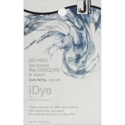 Jacquard iDye Fabric Dye 14g-Gun Metal IDYE-429 Jacquard iDye Fabric Dye 14g-Gun Metal IDYE-429