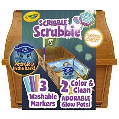 Crayola - Scribble Scrubbie Pets Glow Ocean Playset Crayola - Scribble Scrubbie Pets Glow Ocean Playset