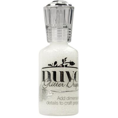 Nuvo - Glitter Drops - White Blizzard - 758n Nuvo - Glitter Drops - White Blizzard - 758n