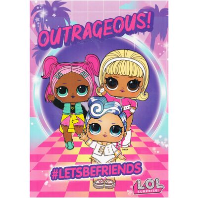 L.O.L. Surprise! LOL Surprise Outrageous Colouring Book Activity Pad 32 Pages A4 Size L.O.L. Surprise! LOL Surprise Outrageous Colouring Book Activity Pad 32 Pages A4 Size