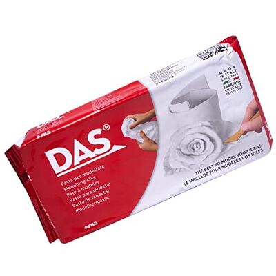 Herdade das Servas DAS White 1 kg Air Hardening Modelling Clay, Non Bake, Ready To Use, Suitable fo Herdade das Servas DAS White 1 kg Air Hardening Modelling Clay, Non Bake, Ready To Use, Suitable fo