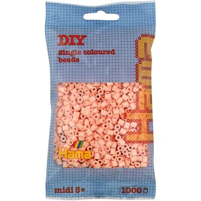 Hama Perlen 207-78 Iron-On Beads Bag with Approx. 1,000 Midi Craft Beads with Di Hama Perlen 207-78 Iron-On Beads Bag with Approx. 1,000 Midi Craft Beads with Di