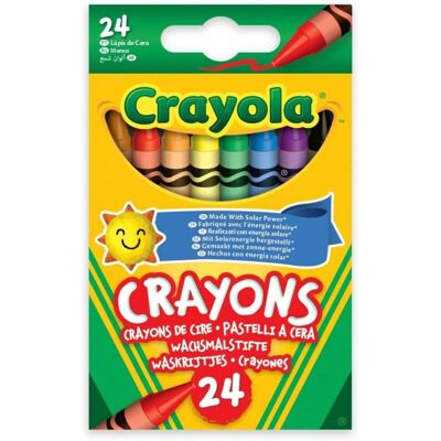 crayolaA crayon Box Assorted colors Pack Of 24 crayolaA crayon Box Assorted colors Pack Of 24
