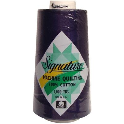 Signature - Cotton Qlt 40wt - Navy - 3000yd - Thread Signature - Cotton Qlt 40wt - Navy - 3000yd - Thread