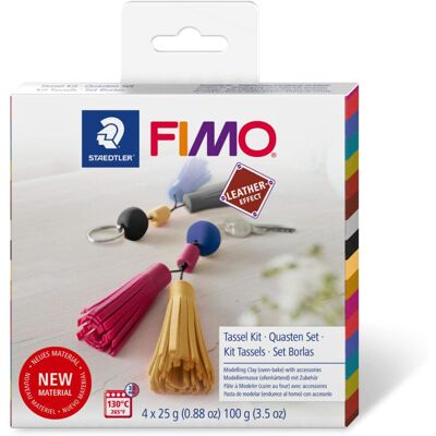 STAEDTLER FIMO Leather-Effect Modelling Clay DIY Set Tassels STAEDTLER FIMO Leather-Effect Modelling Clay DIY Set Tassels