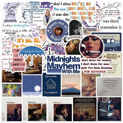 Unbranded (Type 5) 50pcs Taylor Swift Stickers Graffiti Stickers Unbranded (Type 5) 50pcs Taylor Swift Stickers Graffiti Stickers