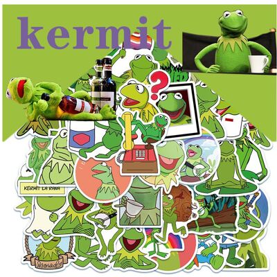 Unbranded Frog 50pcs Kermit Sticker Pack Set Game Diy Imposter Decal Stickers Waterproof Unbranded Frog 50pcs Kermit Sticker Pack Set Game Diy Imposter Decal Stickers Waterproof