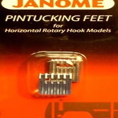 Janome Pintucking Feet for Horizontal Rotary Hook Models Janome Pintucking Feet for Horizontal Rotary Hook Models