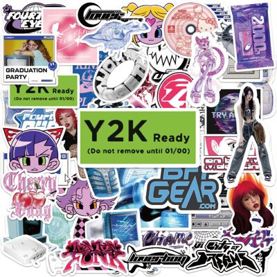 Unbranded (50pcs) 10/50PCS VSCO Y2K Stickers Girls 90s Harajuku Style Vintage Stickers Dec Unbranded (50pcs) 10/50PCS VSCO Y2K Stickers Girls 90s Harajuku Style Vintage Stickers Dec