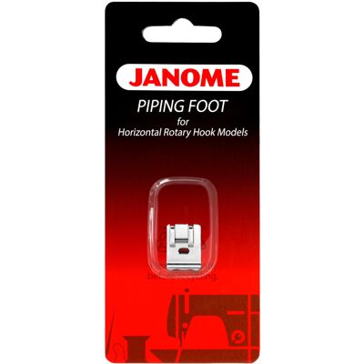Janome Piping Foot for horizontal Rotary Hook Models Janome Piping Foot for horizontal Rotary Hook Models