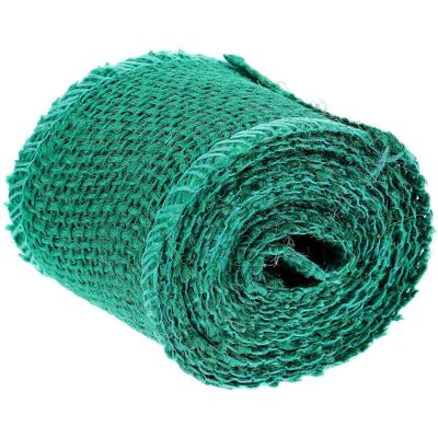 Kricely (As show, One size) 2M Jute Burlap Ribbon Roll for Christmas Decoration (Green) Kricely (As show, One size) 2M Jute Burlap Ribbon Roll for Christmas Decoration (Green)