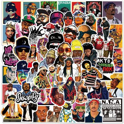 Unbranded (MULTICOLOR) 100Pcs Hip Hop Stickers Cool DJ Rap Graffiti Rock Vinyl Stickers fo Unbranded (MULTICOLOR) 100Pcs Hip Hop Stickers Cool DJ Rap Graffiti Rock Vinyl Stickers fo