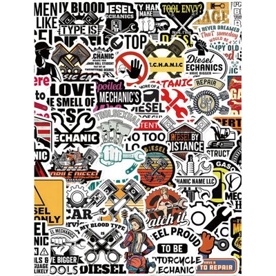 Unbranded (MULTICOLOR) 50Pcs Funny Diesel Stickers Diesel Mechanic DIY Stickers Scrapbooki Unbranded (MULTICOLOR) 50Pcs Funny Diesel Stickers Diesel Mechanic DIY Stickers Scrapbooki
