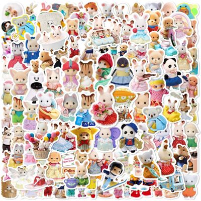 Unbranded (MULTICOLOR) 100pcs Cute Cartoon Small Calico Critters Stickers DIY Stickers Scr Unbranded (MULTICOLOR) 100pcs Cute Cartoon Small Calico Critters Stickers DIY Stickers Scr
