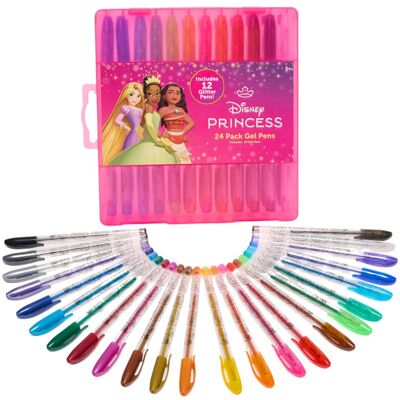 ?a???t??a S??d?a Disney Princess Gel Pen Set for Kids 24 Pack with Glitter Gel Pens Cute Pens f ?a???t??a S??d?a Disney Princess Gel Pen Set for Kids 24 Pack with Glitter Gel Pens Cute Pens f
