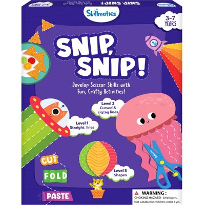 Skillmatics Art & Craft Activity Kit - Snip Snip Practice Scissor Skills Craf Skillmatics Art & Craft Activity Kit - Snip Snip Practice Scissor Skills Craf