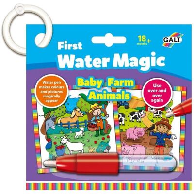 Galt Toys, First Water Magic - Baby Farm Animals, Kids Colouring Book, Ages 18 M Galt Toys, First Water Magic - Baby Farm Animals, Kids Colouring Book, Ages 18 M