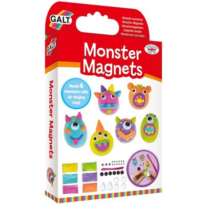 Galt Monster Magnets - Air Drying Clay Modelling Craft Kit for Kids -Easy to Use Galt Monster Magnets - Air Drying Clay Modelling Craft Kit for Kids -Easy to Use