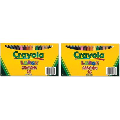 Crayola Large Crayons, Classic Colors, 16 Count Crayola Large Crayons, Classic Colors, 16 Count