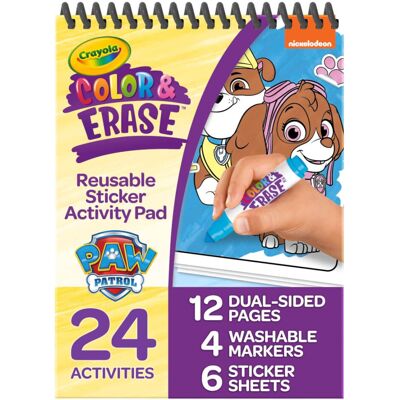 Crayola PAW Patrol Sticker Activity Pad 12 PAW Patrol Coloring Pages 100+ Stic Crayola PAW Patrol Sticker Activity Pad 12 PAW Patrol Coloring Pages 100+ Stic