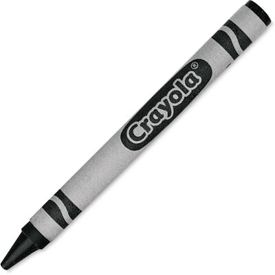 Crayola Crayons Black Single Color Crayon Refill 12 Count Bulk Crayons Schoo Crayola Crayons Black Single Color Crayon Refill 12 Count Bulk Crayons Schoo