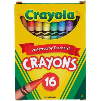 Crayola Crayons for Kids, School Supplies, 16 Count Crayola Crayons for Kids, School Supplies, 16 Count
