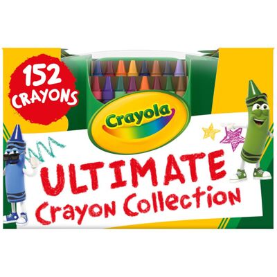 Crayola Ultimate Crayon Box Collection (152ct), Bulk Kids Crayon Caddy, Classic Crayola Ultimate Crayon Box Collection (152ct), Bulk Kids Crayon Caddy, Classic