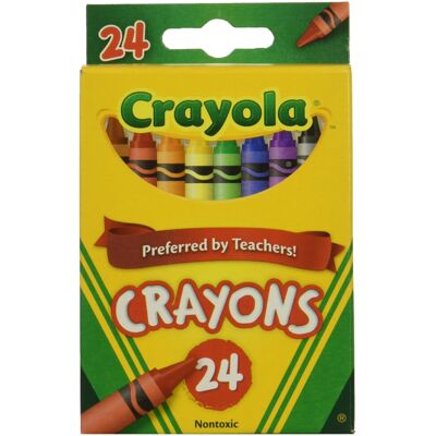 Wholesale: One Case of Crayola Crayons 24 Count (Case Contains 48 Boxes), Standa Wholesale: One Case of Crayola Crayons 24 Count (Case Contains 48 Boxes), Standa