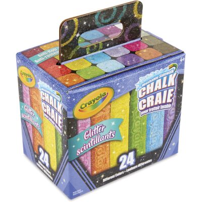Crayola Glitter Chalk 24 Count Crayola Glitter Chalk 24 Count