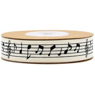 Kricely (As show, One size) 1 Roll 10M Music Character Printed Ribbons Bow-knot Making C Kricely (As show, One size) 1 Roll 10M Music Character Printed Ribbons Bow-knot Making C